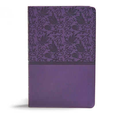 KJV Giant Print Reference Bible, Purple Leathertouch, Indexed