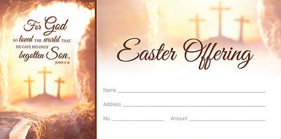 Picture of Easter For God so Loved the World Offering Envelope