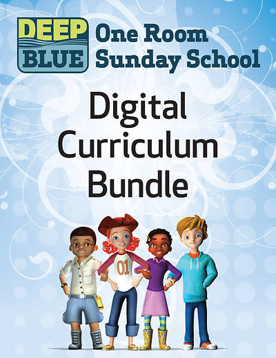 Deep Blue Digital One Room Sunday School Kit Bundle 3 Spring