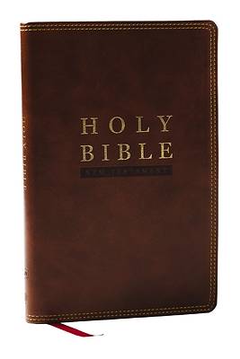 Picture of NKJV Super Giant Print New Testament, Brown Leathersoft, Red Letter, Comfort Print (Thumb Indexed)