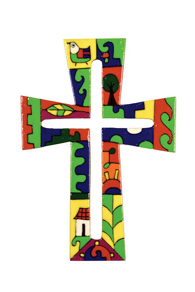 Keyhole Cut Out Cross 10"