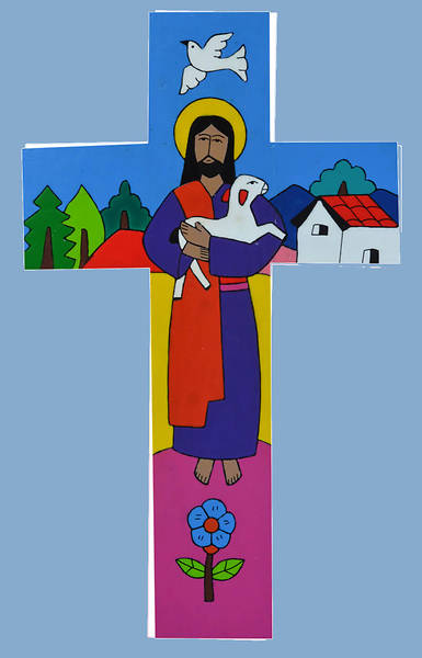 Good Shepherd Cross 7"