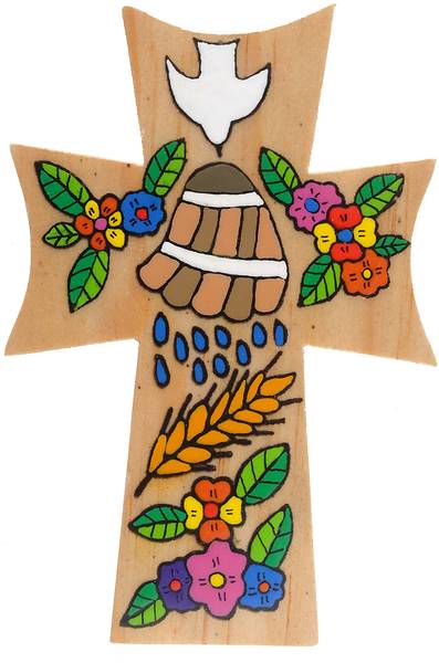 Baptism Cross 5"
