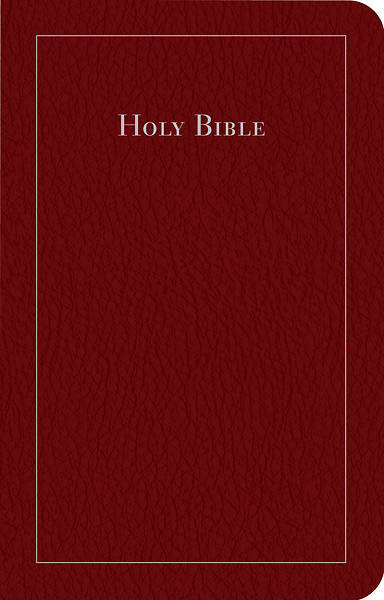 CEB Common English Bible Thinline, Bonded Leather Burgundy