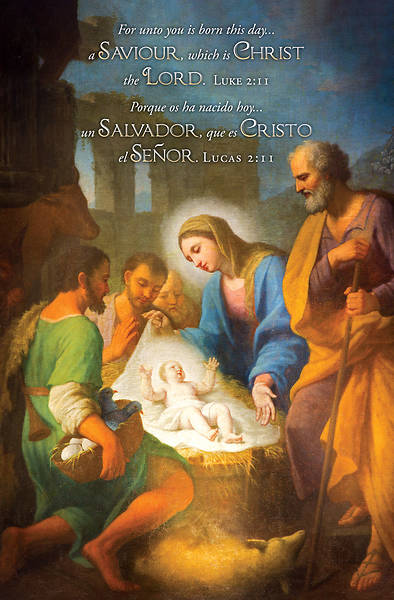 Christmas Unto is Born Bilingual Bulletin Regular