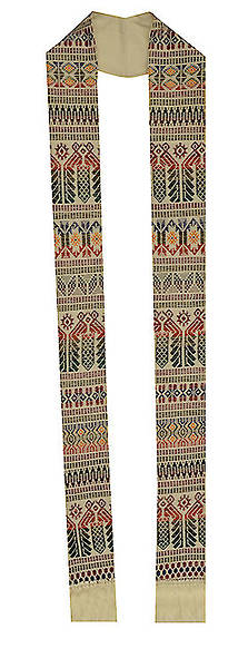 Fair Trade Tapestry Stoles. Available in Green, White, Red, Purple and Blue