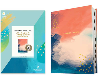 Picture of NLT Courage for Life Study Bible for Women, Filament Enabled (Hardcover, Indexed, Red Letter)