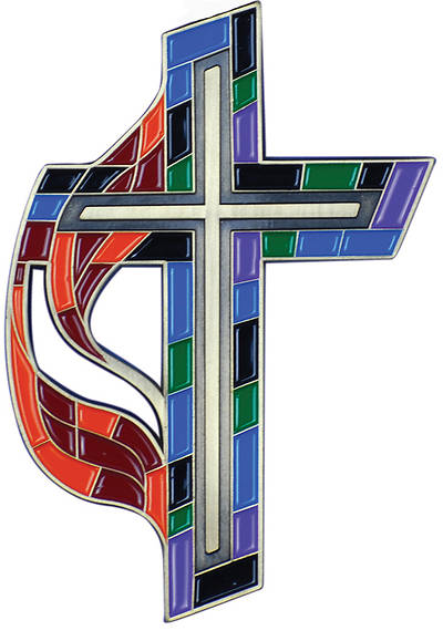 UM Cross and Flame Wall Cross