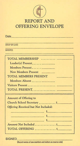 Report and Offering Envelope (Box of 500)