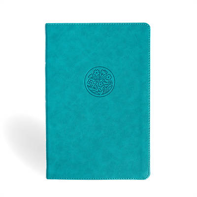NASB Giant Print Reference Bible, Teal Leathertouch