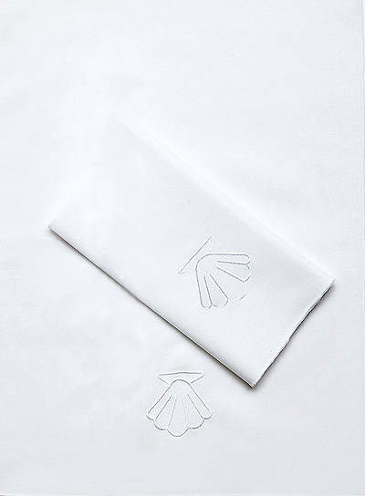 100% Cotton Baptismal Towel with Shell - 4 Pack
