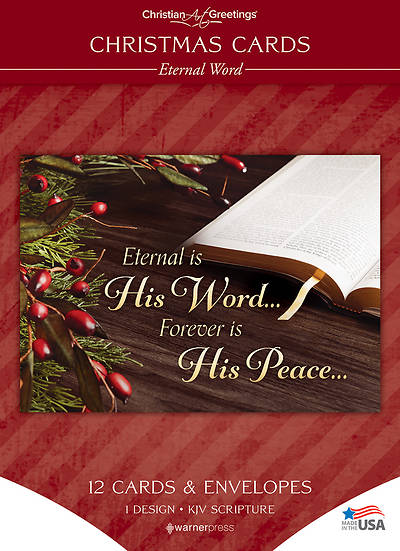 Picture of Eternal Word Christmas Solid Box Card