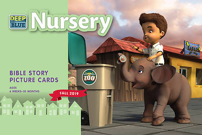 Picture of Deep Blue Nursery Bible Story Picture Cards Fall PDF Download 50+ Students