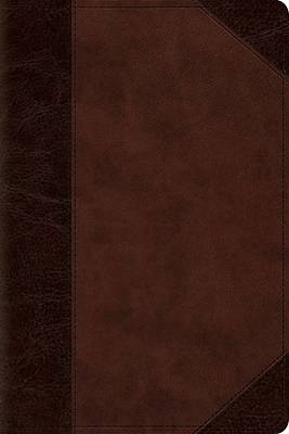 ESV Personal Size Reference Bible, Red Letter (Trutone, Brown/Walnut, Portfolio Design)