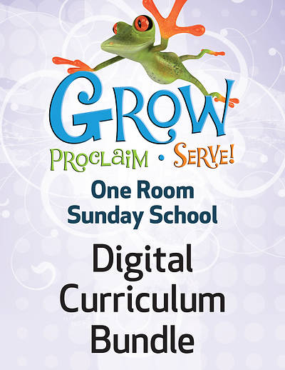 Grow Proclaim Serve Digital One Room Sunday School Kit Bundle 2 Winter