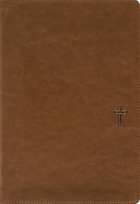 Picture of Nasb, Thinline Bible, Giant Print, Leathersoft, Brown, Red Letter, 1995 Text, Comfort Print
