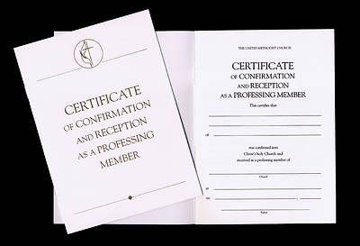 United Methodist Covenant I Confirmation and Reception Certificates (Pkg of 3)