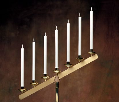 Picture of Emkay 51% Beeswax Altar Candle - 8-1/2" x 7/8"