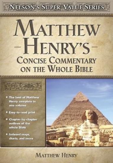 Picture of Matthew Henry's Concise Commentary on the Whole Bible
