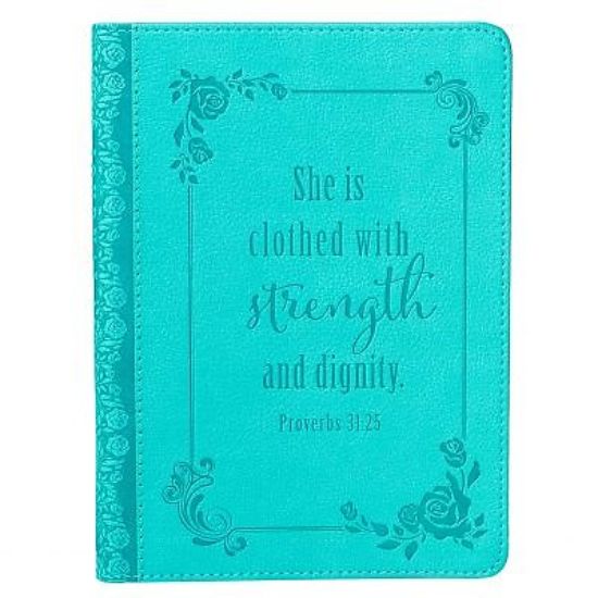Picture of Journal Lux-Leather Strength & Dignity Prov 31