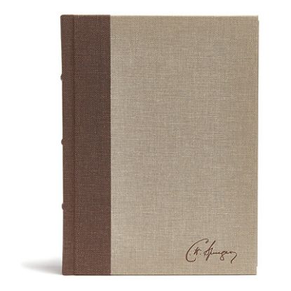 Picture of CSB Spurgeon Study Bible, Brown/Tan Cloth Over Board