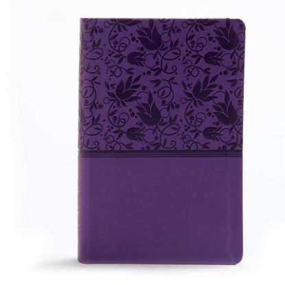 Picture of KJV Large Print Personal Size Reference Bible, Purple Leathertouch Indexed