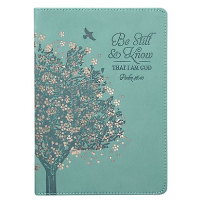 Picture of Journal Be Still & Know Floral Tree Psalm 46