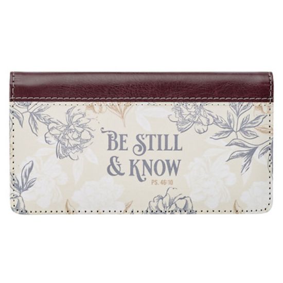 Picture of Checkbook Cover Be Still & Know Psalm 46:10