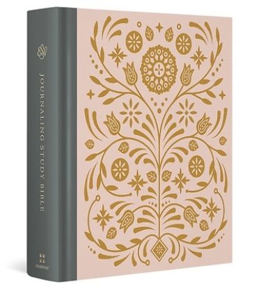 Picture of ESV Journaling Study Bible (Cloth Over Board, Blush/Ochre, Floral Design)