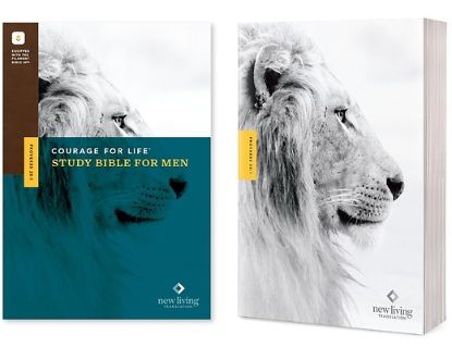 Picture of NLT Courage for Life Study Bible for Men, Filament-Enabled Edition (Softcover)