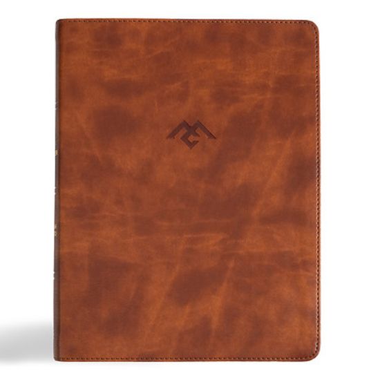 Picture of CSB Men of Character Bible, Revised and Updated, Brown Leathertouch, Indexed
