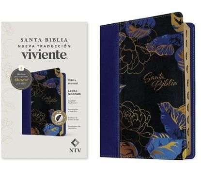 Picture of Biblia Manual Ntv, Letra Grande Con Filament (Sentipiel, Azul Oscuro, Índice, Letra Roja)