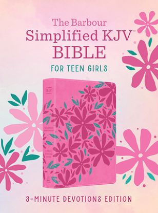 Picture of The Barbour Simplified KJV Bible for Teen Girls--3-Minute Devotions Edition