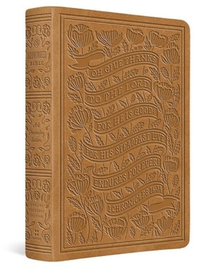 Picture of ESV Illuminated(tm) Bible, Art Journaling Edition (Trutone, Nubuck Caramel, 1 Chronicles 16