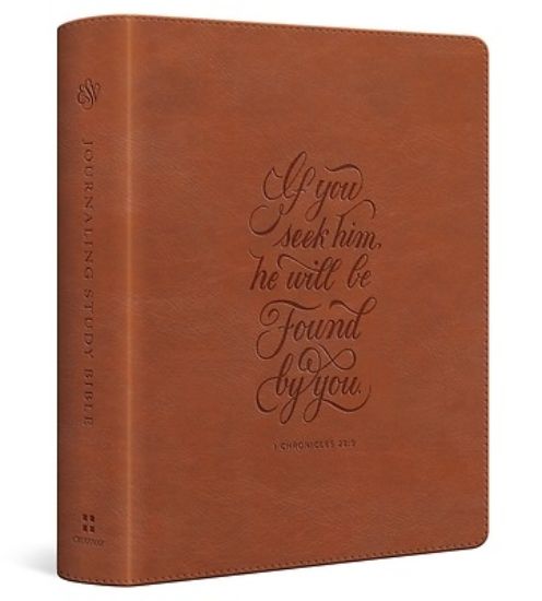 Picture of ESV Journaling Study Bible (Trutone Over Board, English Saddle, 1 Chronicles 28