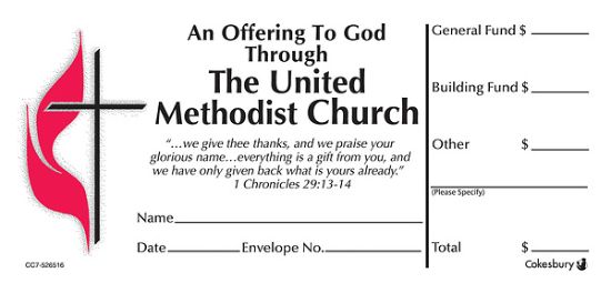 Picture of UMC Three Funds Offering Envelope - Bulk Pack, Currency Size
