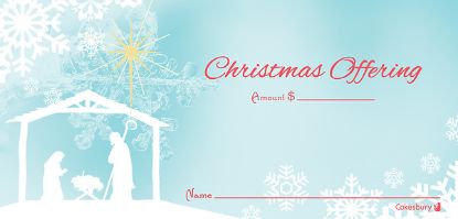 Picture of Christmas Nativity Offering Envelope (Package of 100)