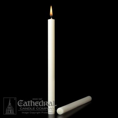 Picture of Cathedral 51% Beeswax Altar Candles - 7/8" x 23-1/4"