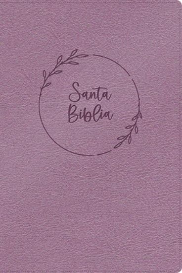 Picture of Rvr 1960 Biblia Letra Gigante, Rosa Perla, Símil Piel, Con Índice