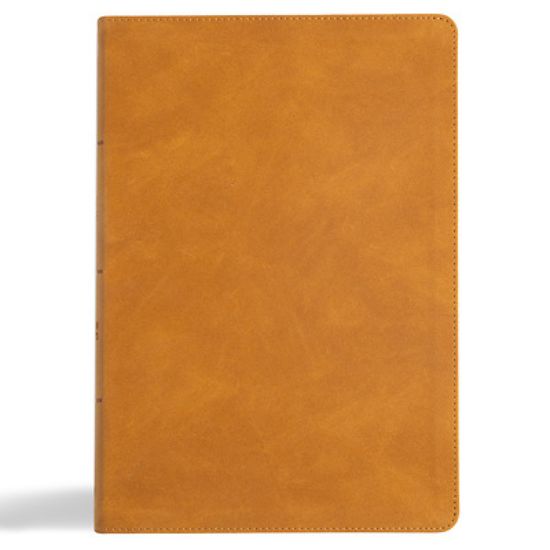 Picture of CSB Super Giant Print Reference Bible, Digital Study Edition, Camel Suedesoft Leathertouch, Indexed