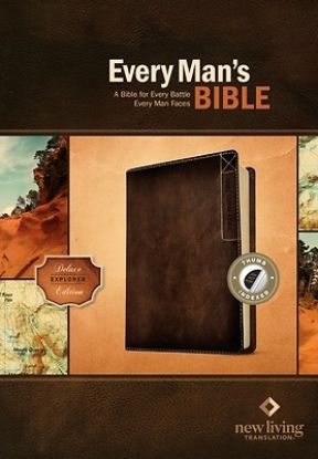 Picture of Every Man's Bible NLT, Deluxe Explorer Edition