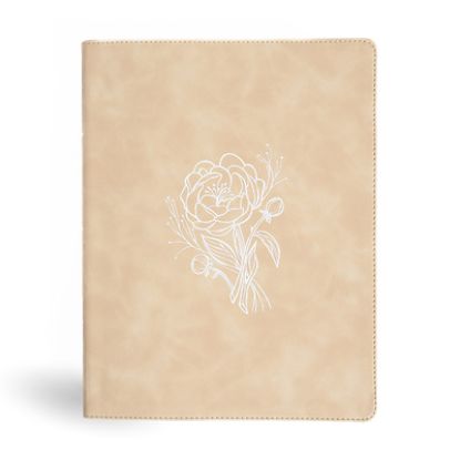 Picture of CSB Illustrator's Notetaking Bible, Large Print Edition, Cream Leathertouch