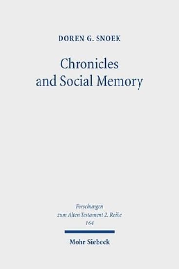 Picture of Chronicles and Social Memory