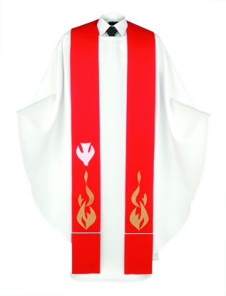 Picture of Red Flame Dove Stole
