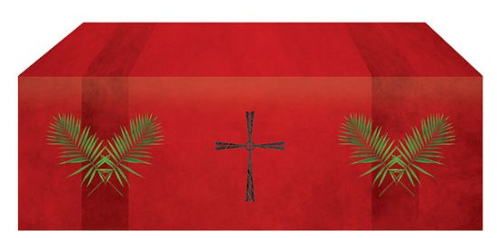 Picture of Passion Cross Economy Altar Frontal