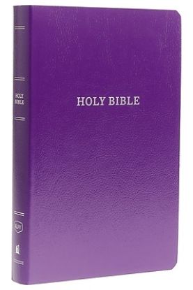 Picture of KJV, Gift and Award Bible, Imitation Leather, Purple, Red Letter Edition