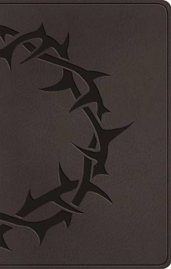 Picture of ESV Premium Gift Bible (Trutone, Charcoal, Crown Design)