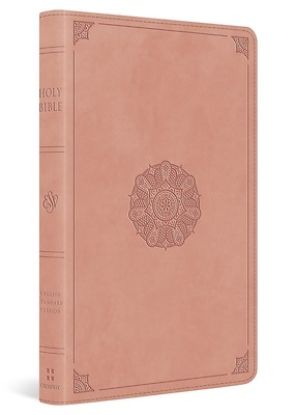 Picture of ESV Thinline Bible, Indexed (Trutone, Blush Rose, Emblem Design)