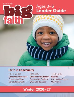 Picture of Cokesbury Kids Big Faith Winter 2026-27 Leader Guide Ages 3-6 Download