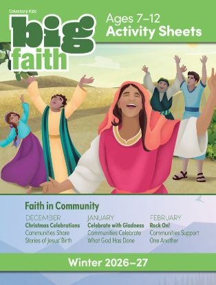 Picture of Cokesbury Kids Big Faith Winter 2026-27 Activity Sheets Ages 7-12